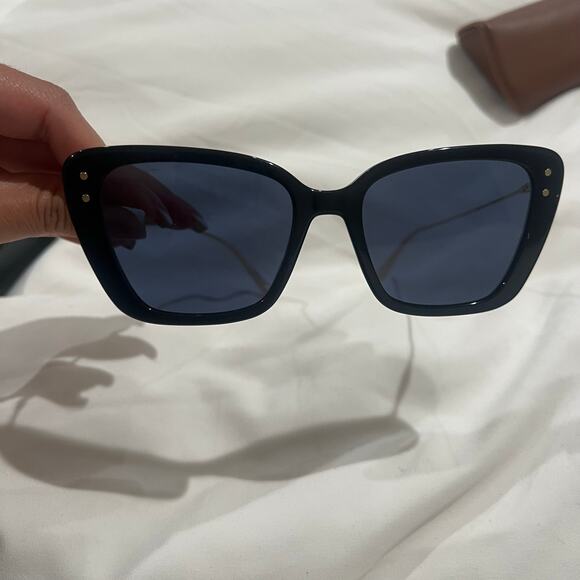 Dior Miss Dior Blue Sunglasses 14A7 Black Gold Blue - Picture 5 of 7